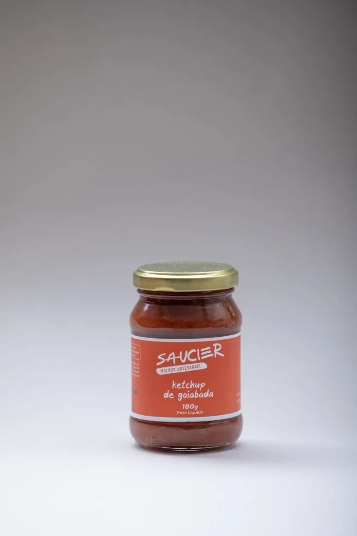 Pote de ketchup de goiabada Saucier, foto oficial da marca